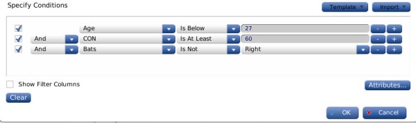 Filtering by Contact