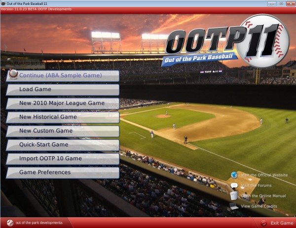 OOTP Main Page